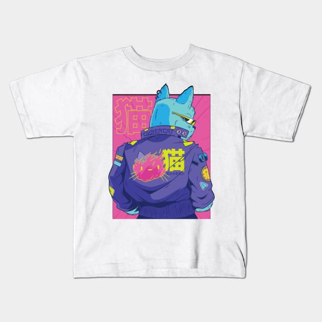 Cyberpunk Kids T-Shirt by LR_Collections